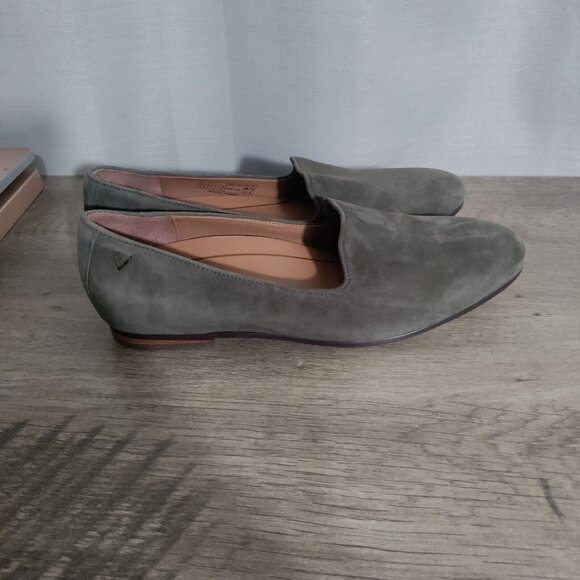 Vionic Gray Suede Loafers - Picture 2 of 9